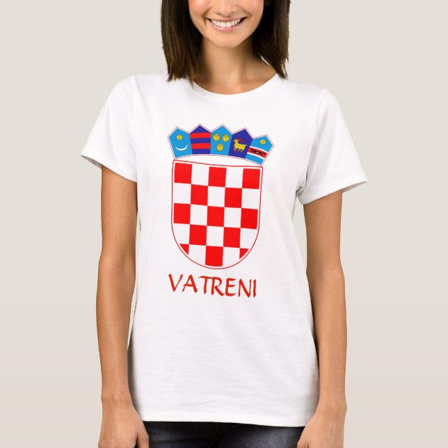 Wappen des T - Shirt Vatreni in Kroatien (Vorderseite)