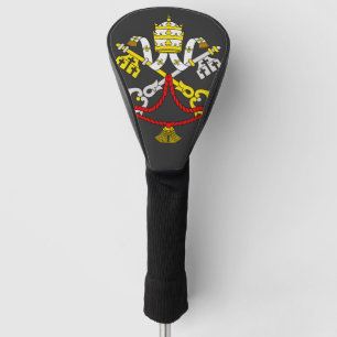 Wappen des Vatikans Premium-Fine-Art-Emblem Golf Headcover