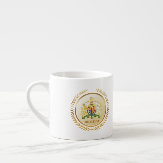 Wappen des Vereinigten Königreichs Espressotasse (Links)