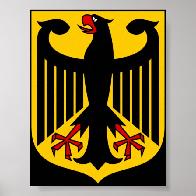 Wappen Deutschlands Poster (Vorne)