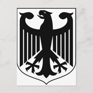 Wappen Deutschlands Postkarte
