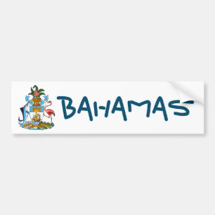 Wappen - die Bahamas Autoaufkleber