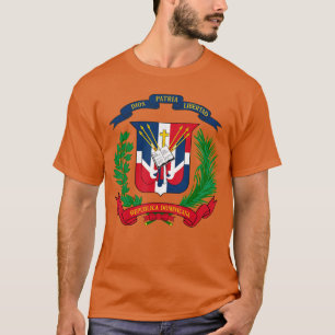 Wappen Dominikanische Republik Flagge Dominica T-Shirt