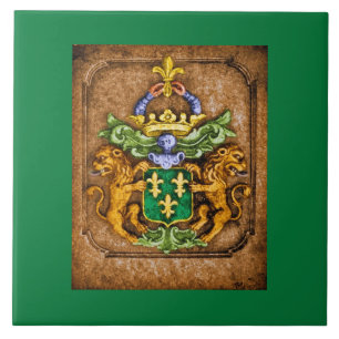 Wappen Dutch van Westervelt Family c 1600 Fliese