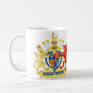 Wappen Englands Kaffeetasse