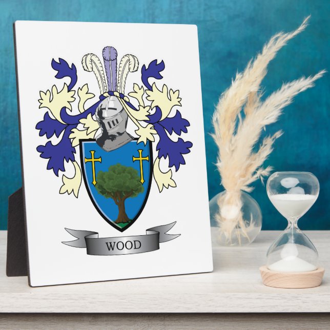Wappen-Familienwappen Fotoplatte (Seite)