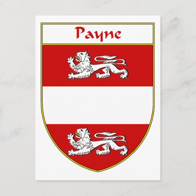 Wappen/Familienwappen Postkarte (Vorderseite)