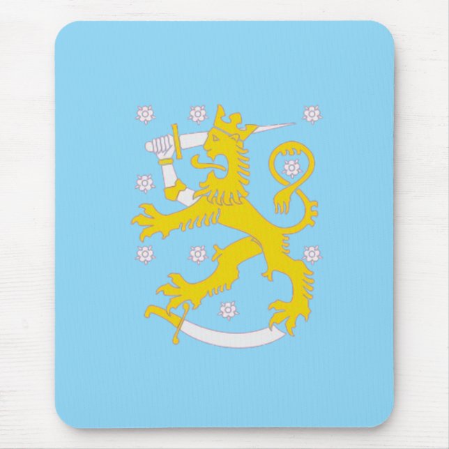 Wappen Finnlands Mousepad (Vorne)