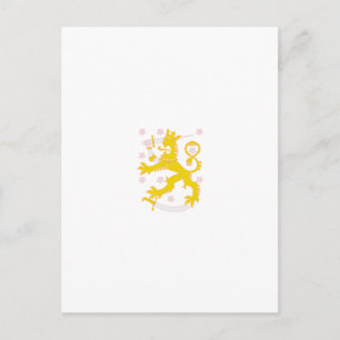 Wappen Finnlands Postkarte