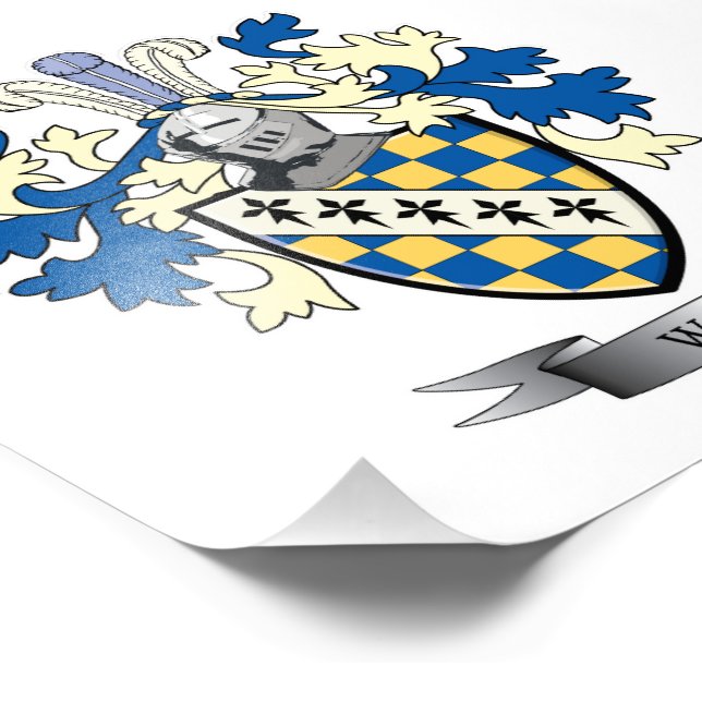 Wappen Fotodruck (Ecke)