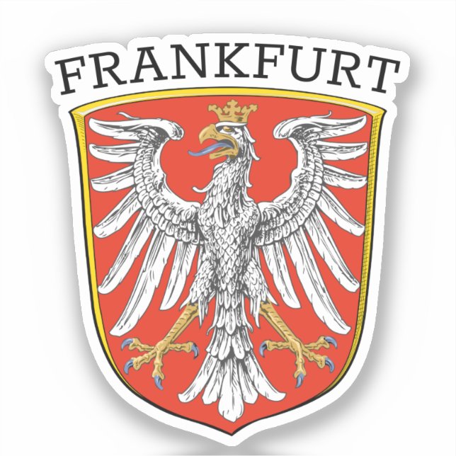 Wappen Frankfurts - DEUTSCHLAND Aufkleber (Vorderseite)
