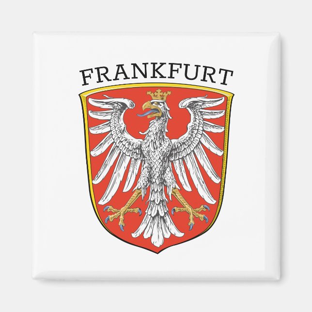 Wappen Frankfurts - DEUTSCHLAND Magnet (Vorne)