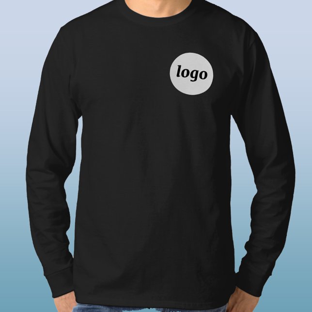 Wappen für einfache Logowerbung T-Shirt (Logo and custom text business promotional t-shirt)
