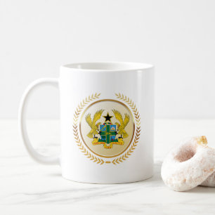 Wappen Ghanas Kaffeetasse