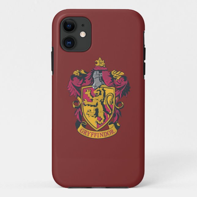 Wappen-Gold und Rot Harry Potter | Gryffindor Case-Mate iPhone Hülle (Rückseite)