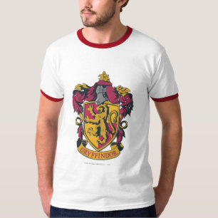 Wappen-Gold und Rot Harry Potter Gryffindor T-Shirt