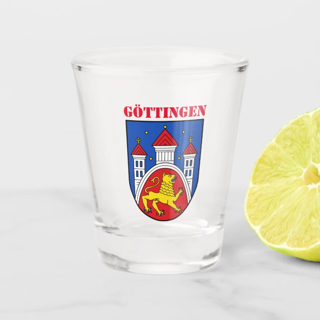Wappen Göttinger, Deutschland Schnapsglas (Vorderseite)