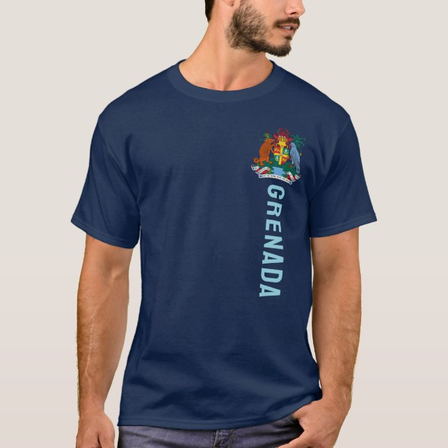 Wappen Grenadas T-Shirt (Vorderseite)