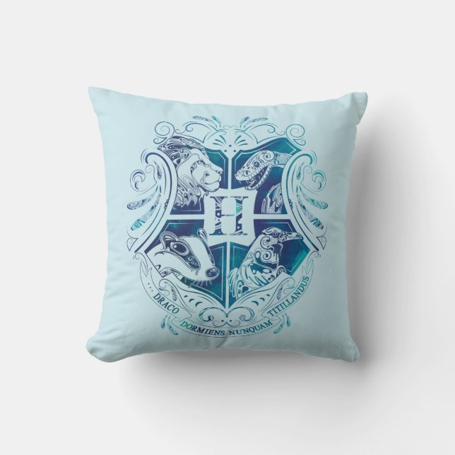 Wappen Harry Potter | Aguamenti HOGWARTS™ Kissen (Vorderseite)