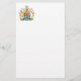 Wappen im Vereinigten Königreich Briefpapier