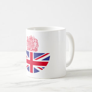 Wappen im Vereinigten Königreich Kaffeetasse