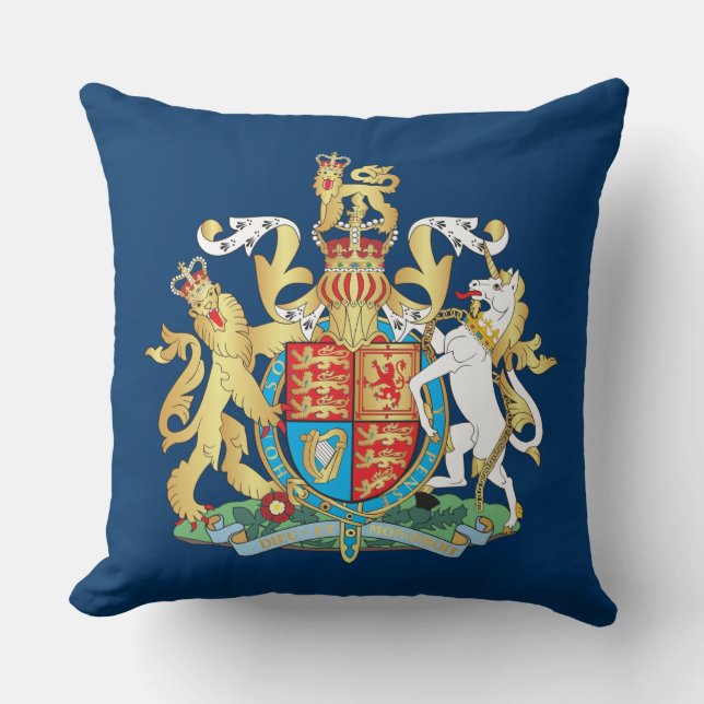 Wappen im Vereinigten Königreich Kissen (Vorderseite)
