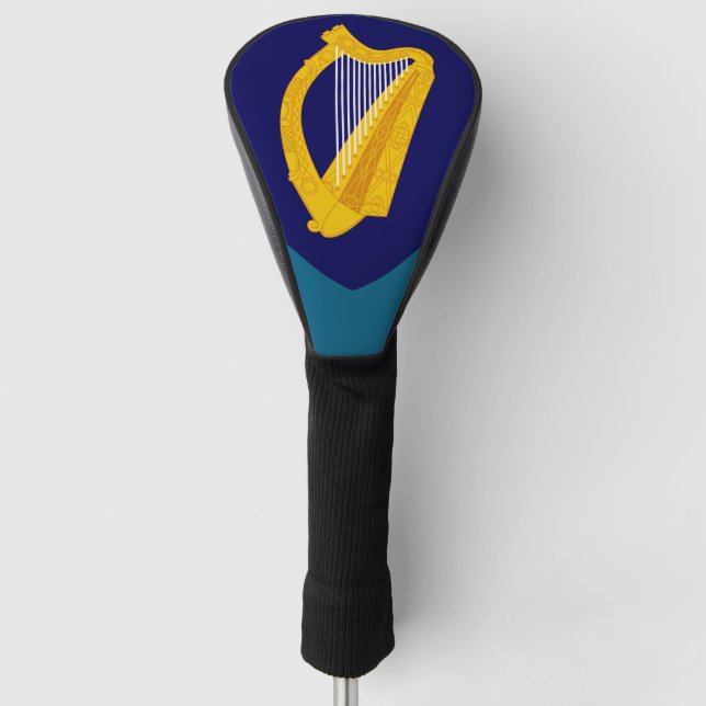 Wappen Irlands Golf Headcover (Vorderseite)
