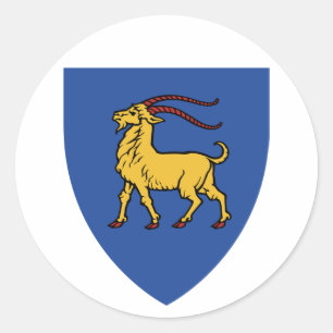 Wappen Istriens Runder Aufkleber
