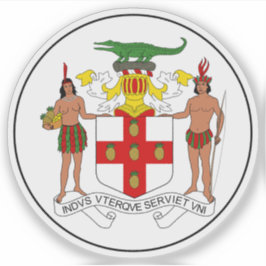 Wappen Jamaikas (1957 - 1962) Aufkleber