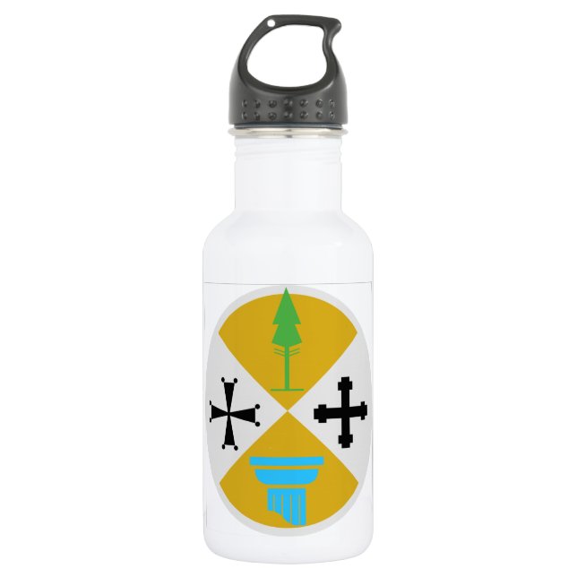 Wappen Kalabriens (Italien) Trinkflasche (Vorderseite)