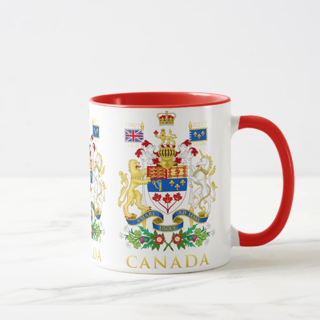 Wappen Kanadas 150 Tasse (Rechts)