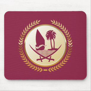 Wappen Katars Mousepad
