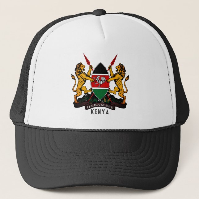 Wappen Kenias Truckerkappe (Vorderseite)