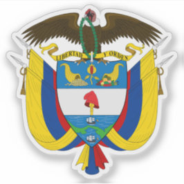 Wappen Kolumbiens Aufkleber