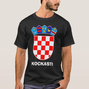 Wappen Kroatiens - Kockasti-T - Shirt