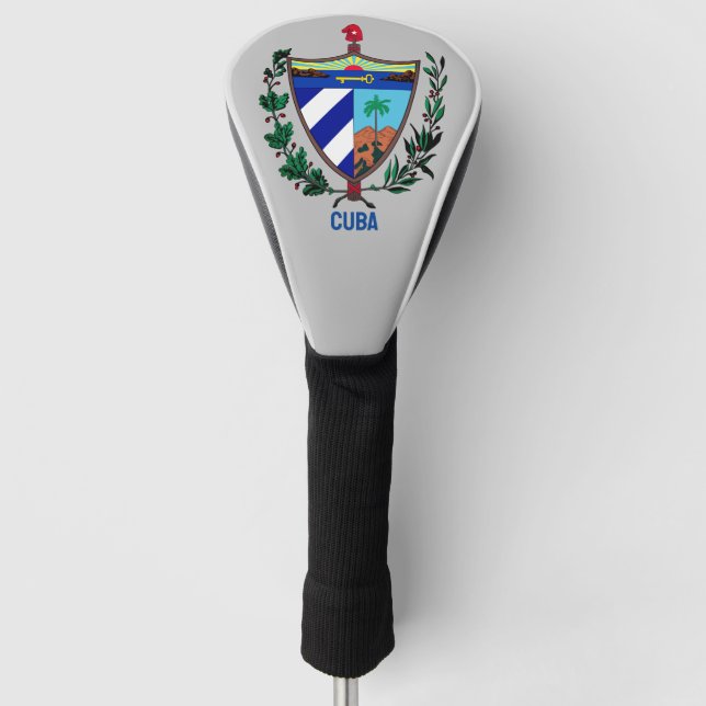 Wappen Kubas Golf Headcover (Vorderseite)