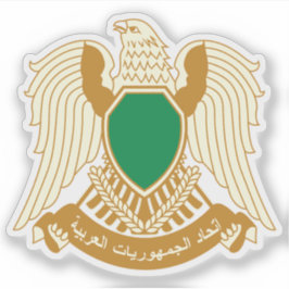 Wappen Libyens (1977-2011) Aufkleber