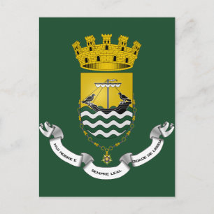 Wappen Lissabon Lissabon Postkarte