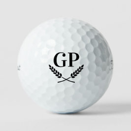 Wappen-Logo für ein Monogramm Titleist Pro V1 Golfball