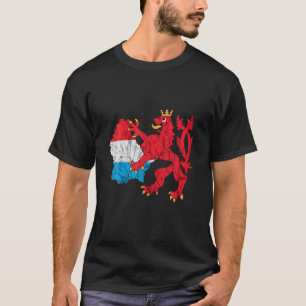 Wappen Luxemburg Karte Luxemburger Letzebuerg Re T-Shirt