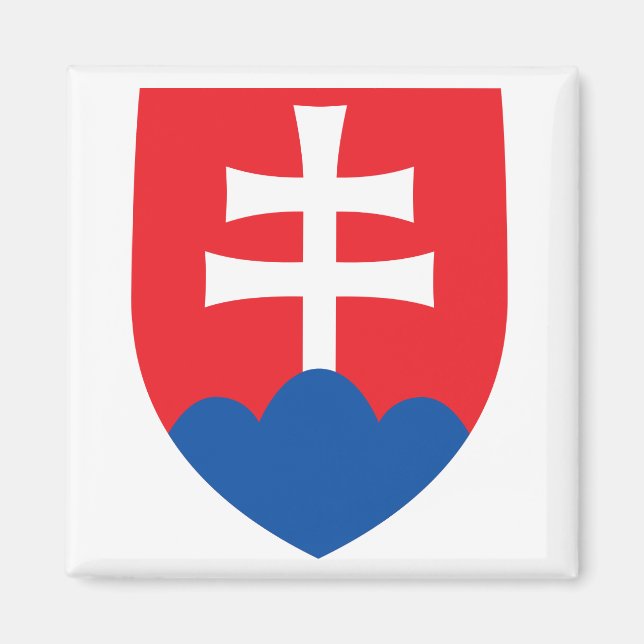 Wappen-Magnet der Slowakei Magnet (Vorne)