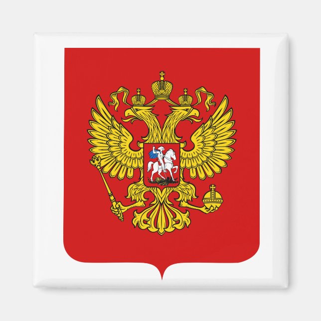 Wappen-Magnet Russland Magnet (Vorne)