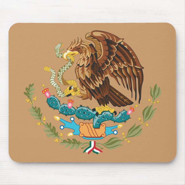 Wappen Mexiko Mousepad (Vorne)