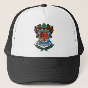 Wappen Michoacan offizielles Mexiko Symbol-Logo Truckerkappe