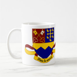 Wappen mit weit reichender Uni Kaffeetasse