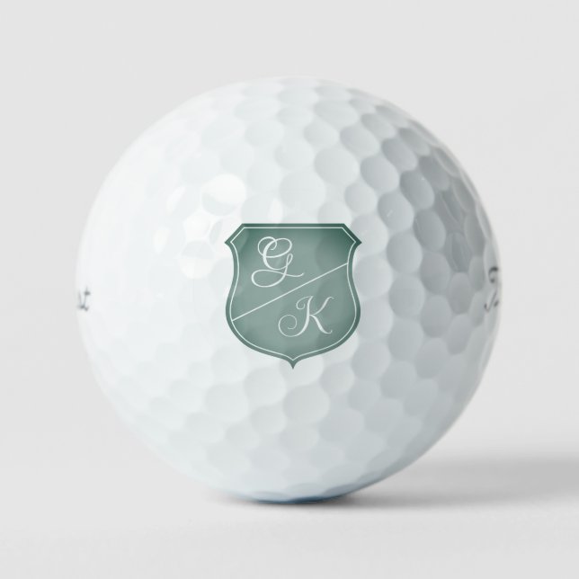 Wappen-Monogramm Titleist Pro V1 Golfball (Vorderseite)