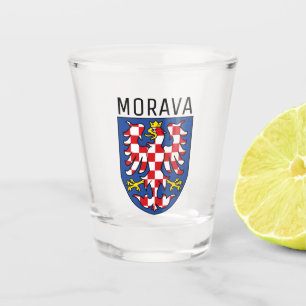 Wappen Moraviens - TSCHECHIEN Schnapsglas
