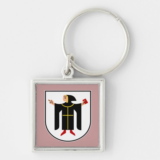 Wappen Münchens Deutschland Schlüsselanhänger (Vorne)