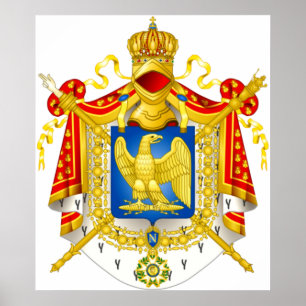 Wappen Napoleon Print Poster