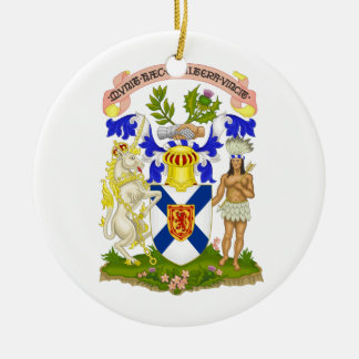 Wappen Neuschottlands (Kanada) Keramik Ornament
